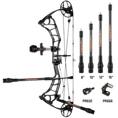 Archery Carbon Rod Shock Absorber Stabilizer Bow Hunting Practice Balance Bar