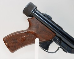 Nice! Hy-Score 800 Blued Rifled Barrel .22 Cal Single Shot Target Pellet Pistol