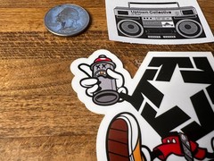 Tribal Gear Brand Graffiti Character Sticker Art Clothing SD Tattoo Conart DS