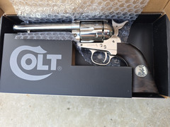 John Wayne DUKE Colt CO2 .177 Single Action Pellet Revolver Weathered Grip