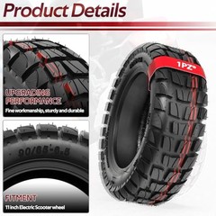 Motorcycle Electric Scooter Refitted 11-inch Tubeless Tyre 90/65-6.5 Thick