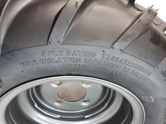 22×11.00-10 TIRE RIM WHEEL Assembly Zero Turn Mower Garden Tractor Go Kart 1″ ID