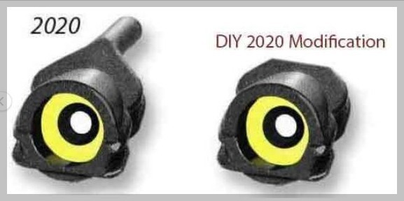 Low Light Peep Sights, Any Two (2) 100% Made in the USA REDHAWK