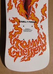 1988 POWELL PERALTA TOMMY GUERRERO «FLAMING DAGGER» SKATEBOARD DECK RARE
