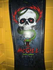 Powell Peralta Mike McGill Vintage Original Skateboard Deck Snakeskin XT