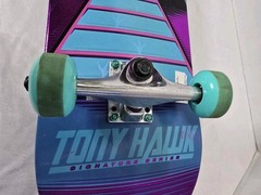​Tony Hawk Signature Series UFO Metallic Skateboard 31 In Complete Beginner VG