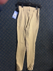 TuffRider Ladies *Breeches *Sz 26 Lt. Tan *NEW* Pull-On Cotton Blend
