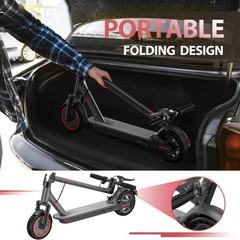 UPDATED ELECTRIC SCOOTER FOLDABLE SCOOTER W/APP &DOUBLE SHOCK ABSORPTION 10.5AH