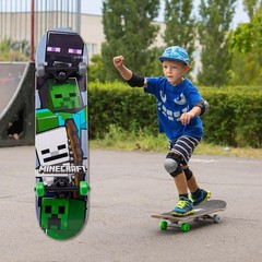 Skateboard Wooden 31 In Printed Grip Tape Cruiser All Skill Levels