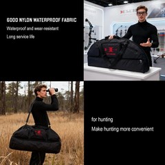 Compound Bow Bag High Elasticity Sponge Protect Case Carry with Arrow Pocket