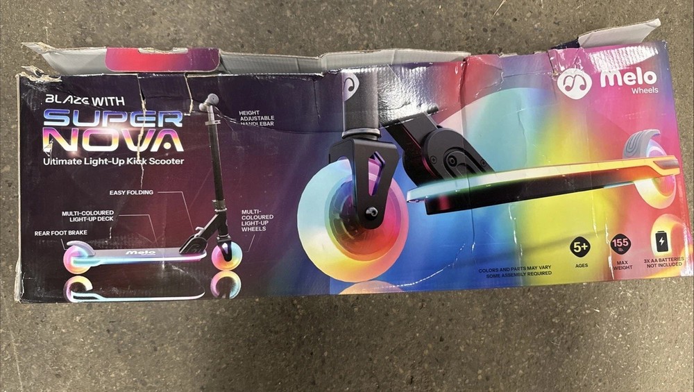 Melo Supernova Kick Scooter – Black