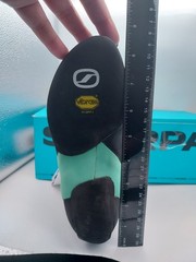 Scarpa Instinct VS Wmn Climbing Shoes Women’s Size 6.5, New In Box, Black & Aqua