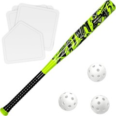 Backyard Baseball Bat Set with Balls & Bases