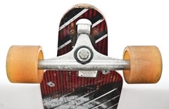 USED 41″ Sector 9 Skull Longboard Complete Gullwing Drop-through 74mm Nineballs