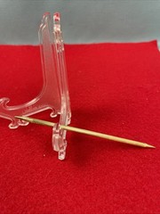 1- Brass Cowgirl/Cowboy Toothpick Handmade By Griffs USA Free Shipping !!!!!