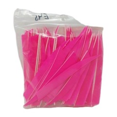 68 Count Gateway Archery Arrow Feathers 5″ Right Wing: Shield Fluorescent Pink