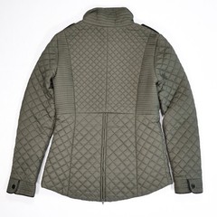 NOEL ASMAR Women’s XS Green Quilted Full Zip Spruce Meadows Equestrian Jacket