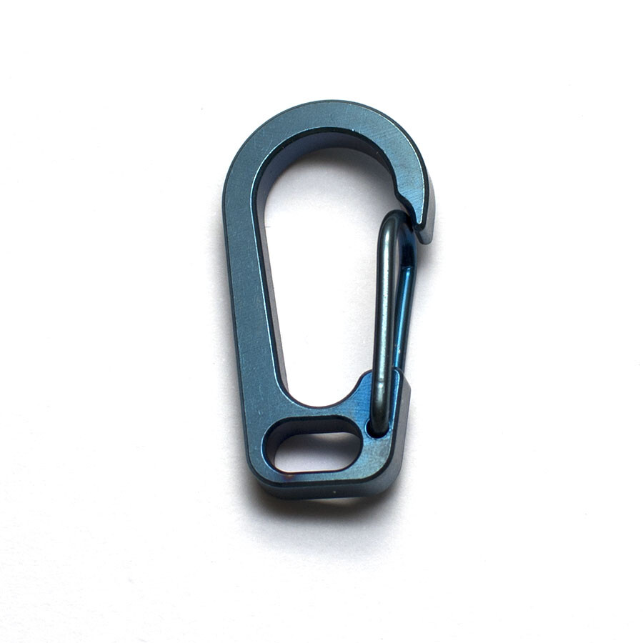 Small Carabiner Spring Snap Hook Clip Key Hold EDC