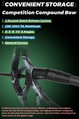 Archery Stabilizer Quick Disconnect – 0° 5° 8° 10° CNC 6061-T6 Aluminum Conne…