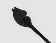 ADORABLE HORSE HEAD Leather Nylon Rubber Western English Riding Crop Whip Popper