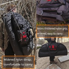 Compound Bow Bag High Elasticity Sponge Protect Case Carry with Arrow Pocket