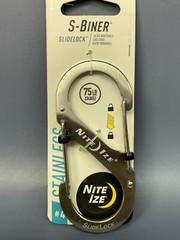 3 Pack Nite Ize S-Biner Slide Lock Stainless Carabiner 75lb 34kg #4 LSB4-11-R3