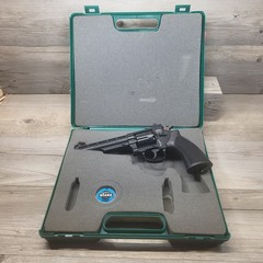Rare Diana 6″ R357 .177/4.5 Co2 pellet Bb pistol Revolver With Case