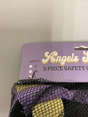 Angels Skates 3 Piece Safety Gear Pack W/Wrist, Elbow & Knee Guards Adult L