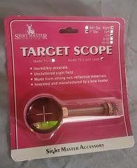 Target Scope Sight Master Bow Sight Model TS-2 With Level 1″ Dia Right 1/4″