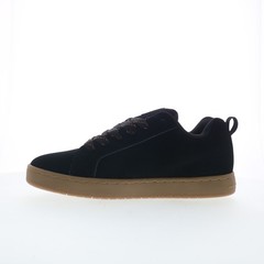 DC Court Graffik DC01661009-BKWHEA Mens Black Skate Inspired Sneakers Shoes