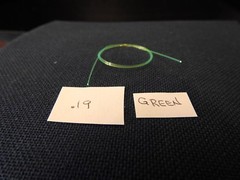 FIBER OPTICS, .019 , GREEN