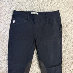 Women’s Size 34R Black Tailored Sportsman Knee Patch Horseback Riding Breeches