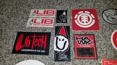 15 Tony Hawk Powell Swiss Bones LIB Skateboard Stickers Htf Styles Early 2000’s