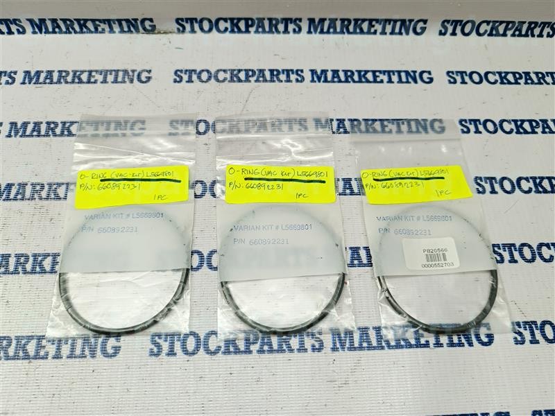 Lot 3 Pcs. Varian Kit 660892231 O-Ring 30 Days Warranty Fast Shipping!!!
