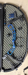 Elite Archery Ember Compound Bow – Blue, Fully Adjustable (10-60#, 15″-29″)