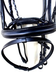 Horse English Show Padded Bridle Crystal Bling Browband White 803MT11C