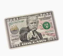 Lot x10 President Donald Trump MAGA US Dollar CreditDebitCard SkinStickerCover