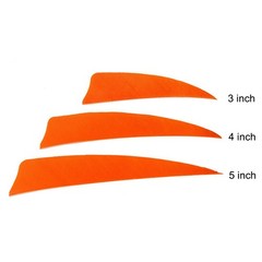 30-100PCS 3/4″/5″ Shield Cut Turkey Arrow Feathers Handmade Arrows Fletching DIY