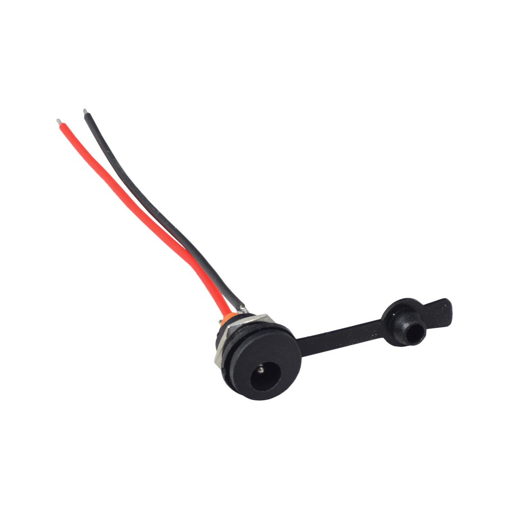 Coaxial 2-Wire Charging Port for 6 Volt & 12 Volt Power Electric Bikes/Scooters