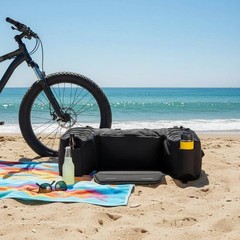 ATV Seat Storage Bag Multi-Pocket Design Accessory Easy to Install