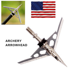12pcs Ultra-Sharp Arrow Broadheads Bag Tips Hunting Reliable Archery Accessories