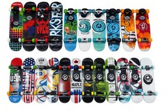 BRAVO Complete Skateboard Assorted Graphic Designs Ready to Ride Beginner