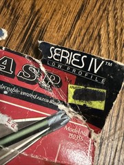 Original Wasp Series IV 3 Blade 125 grain Broadhead Set – #1503SS – NOS 6 Pack