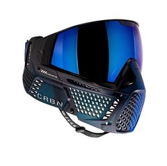 NEW CRBN Carbon Pro Fade Indigo Paintball Airsoft Goggle More Coverage