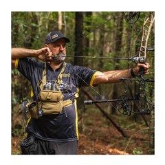 Gold Tip Hunter Pro 400 Carbon Hunting Arrows with Accu-Lite Nocks (Pack of 12)