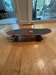 Kryptonics CALIFORNIA Skateboards Gray & Red EST 1965 FAST RELIEF 23 in. long
