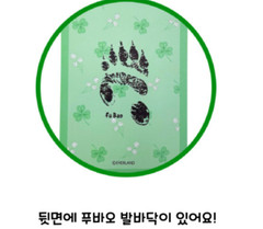 Korea Everland Baby Panda Fubao Trumpcard- 40 Sheets