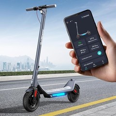 ADULT ELECTRIC SCOOTER 500W 45KM FOLDING E SCOOTER CITY COMMUTER 10″ TIRES W/APP