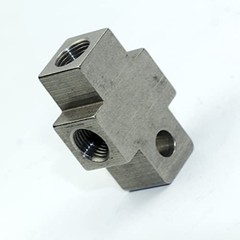 T-type T TEE 3 way 3-way Metric Female M10 x 1.0 brake line coupler fitting