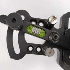 HHA Sports Single Pin Adjustable Bow Sight Black Archery Hunting